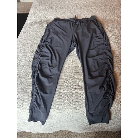 Athleta Gray Wide Leg Pants - Picture 1 of 8